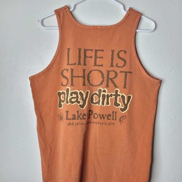 Real Dirt Life is Short Sleeveless Top - Picture 5 of 8